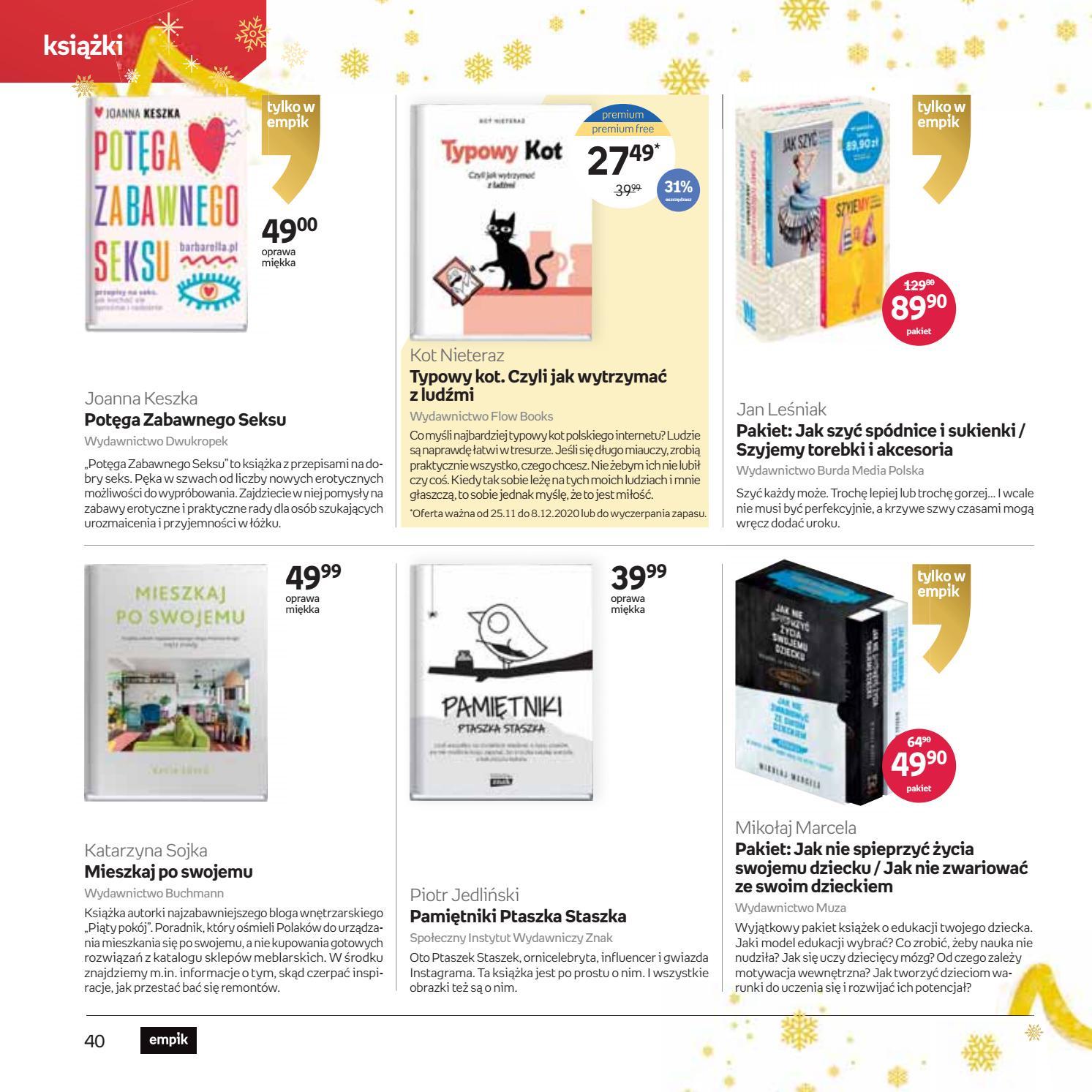 Gazetka promocyjna empik str. 40