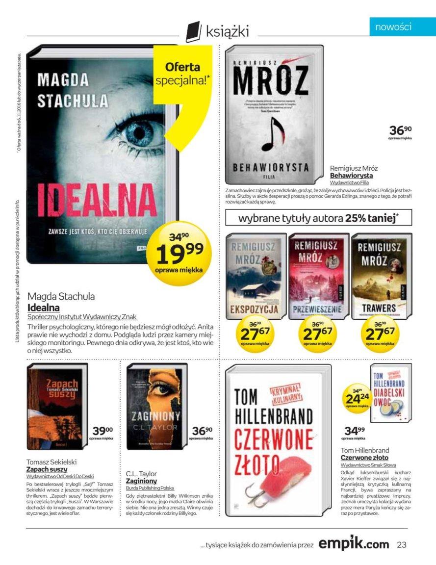 Gazetka promocyjna empik str. 23
