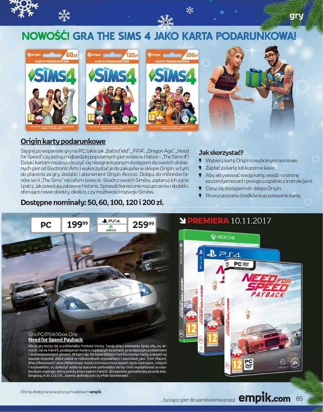 Gazetka promocyjna empik str. 85