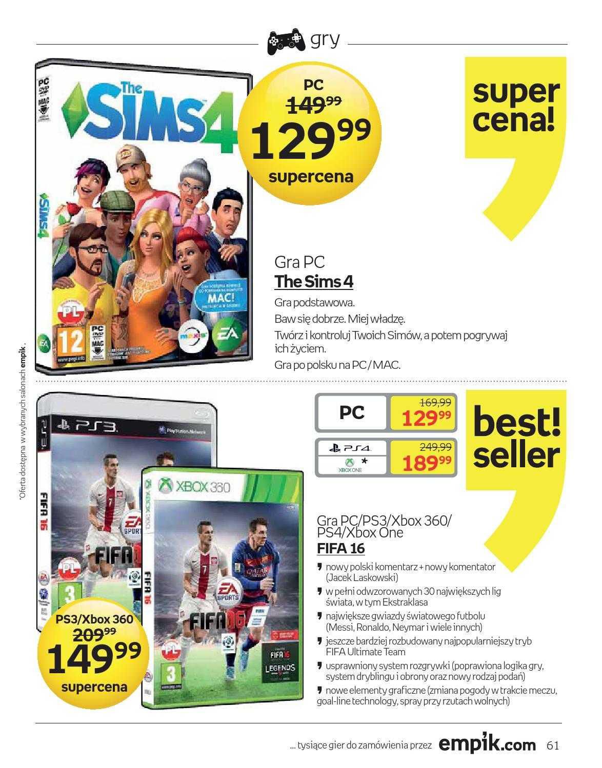 Gazetka promocyjna empik str. 61