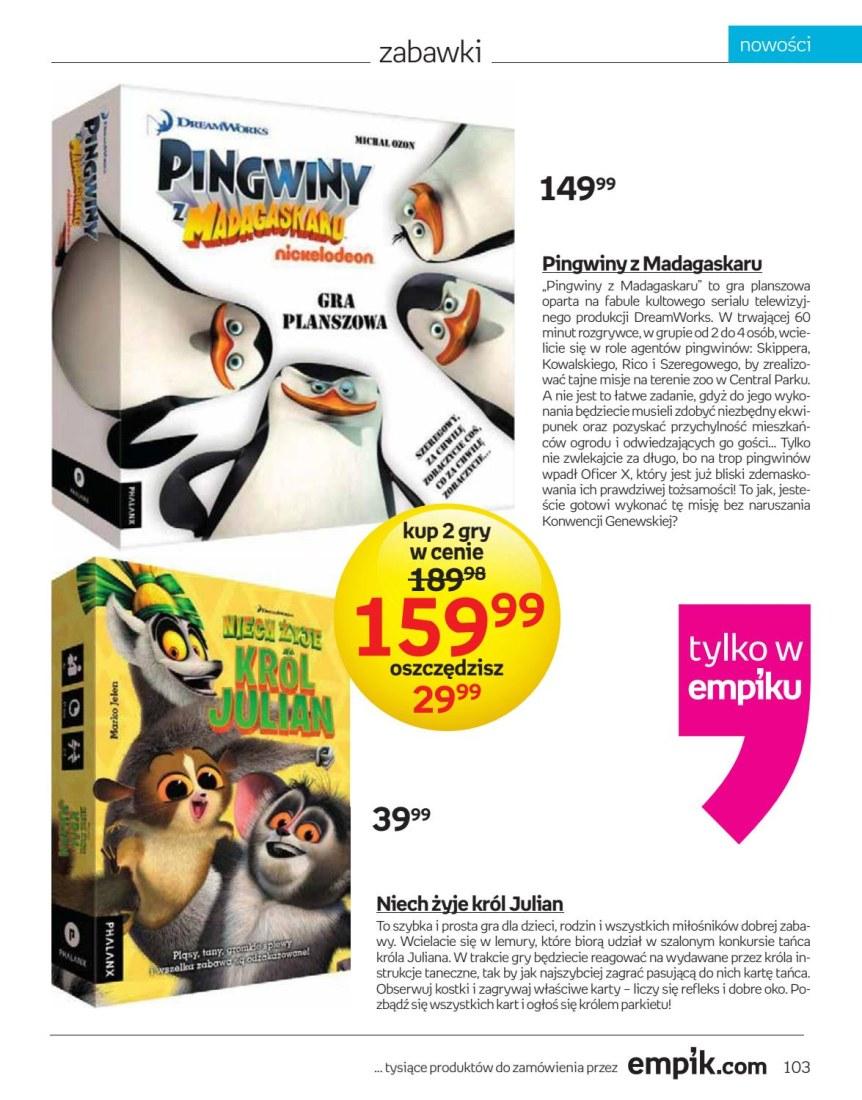 Gazetka promocyjna empik str. 103