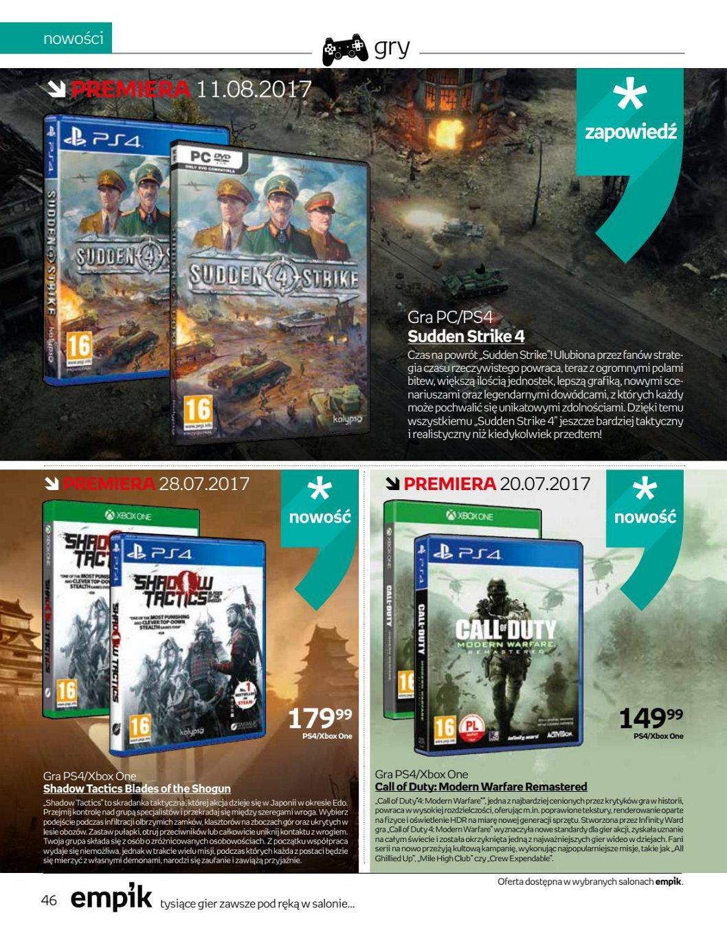 Gazetka promocyjna empik str. 46