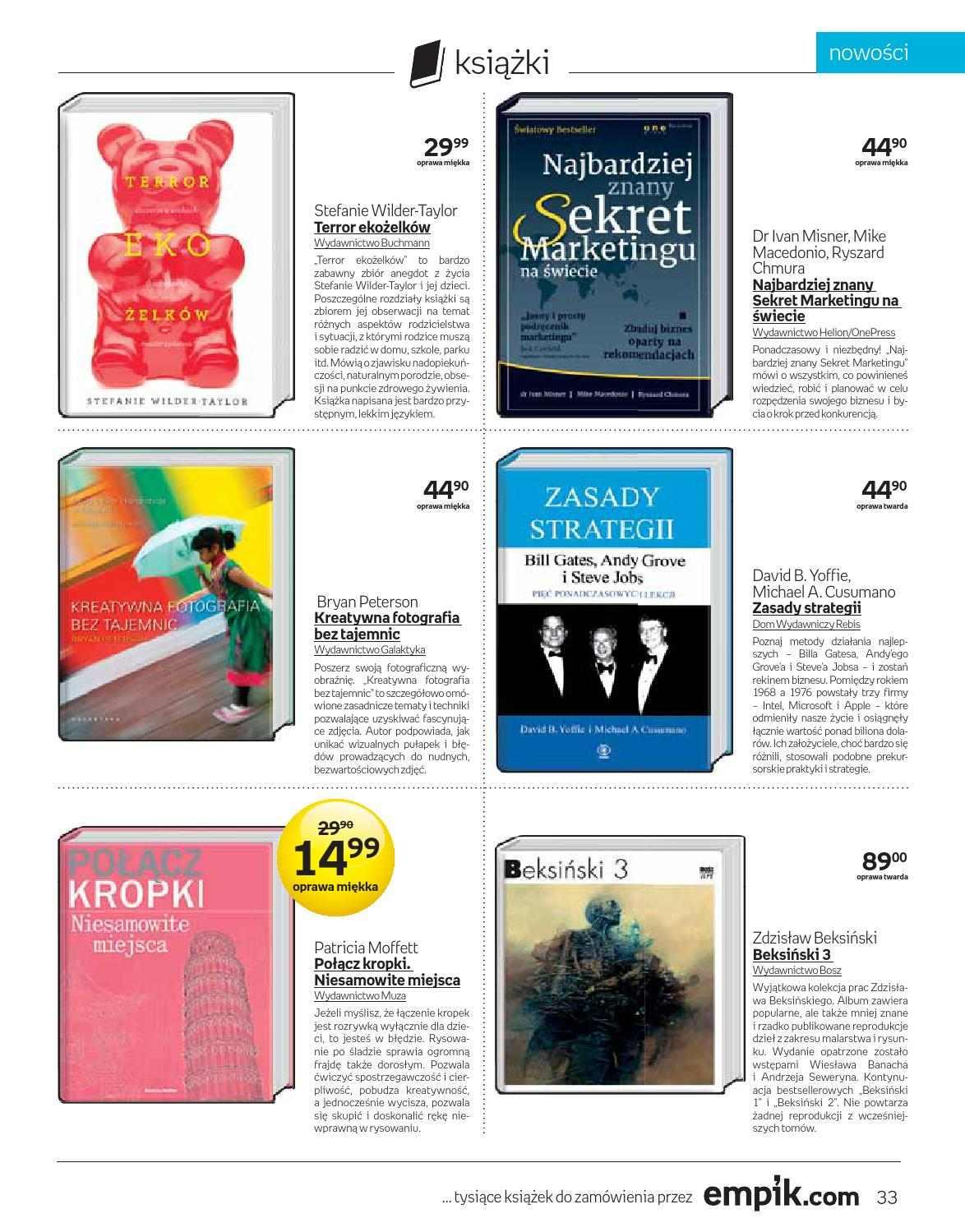 Gazetka promocyjna empik str. 33