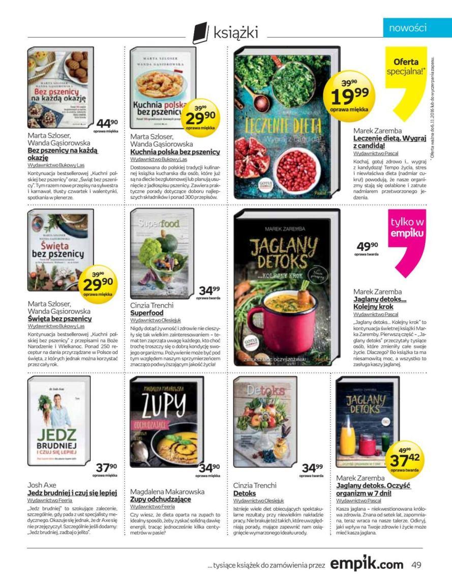 Gazetka promocyjna empik str. 49