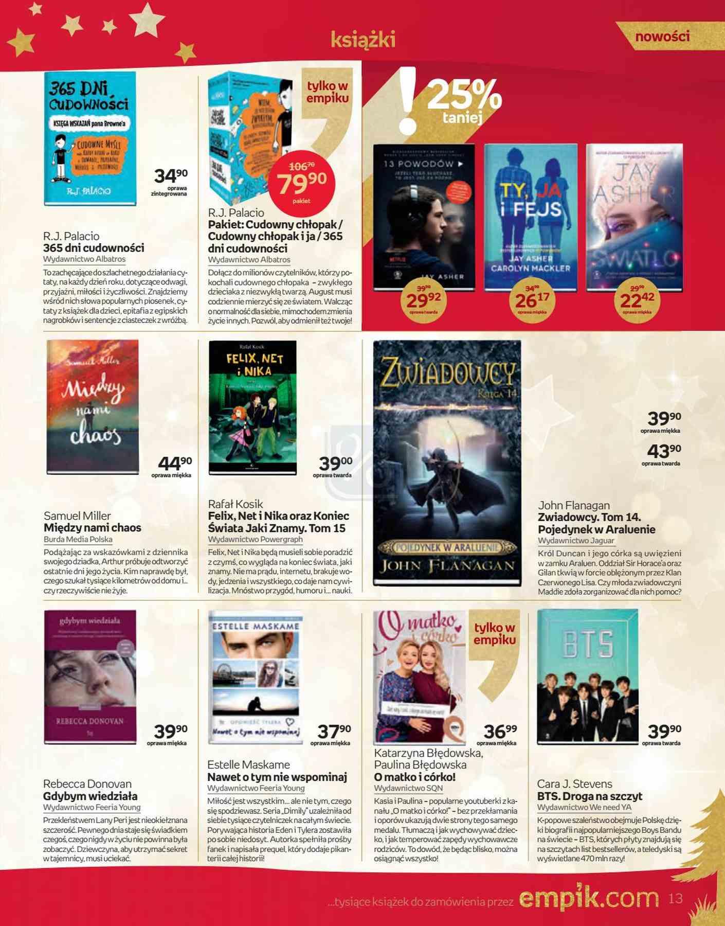 Gazetka promocyjna empik str. 13