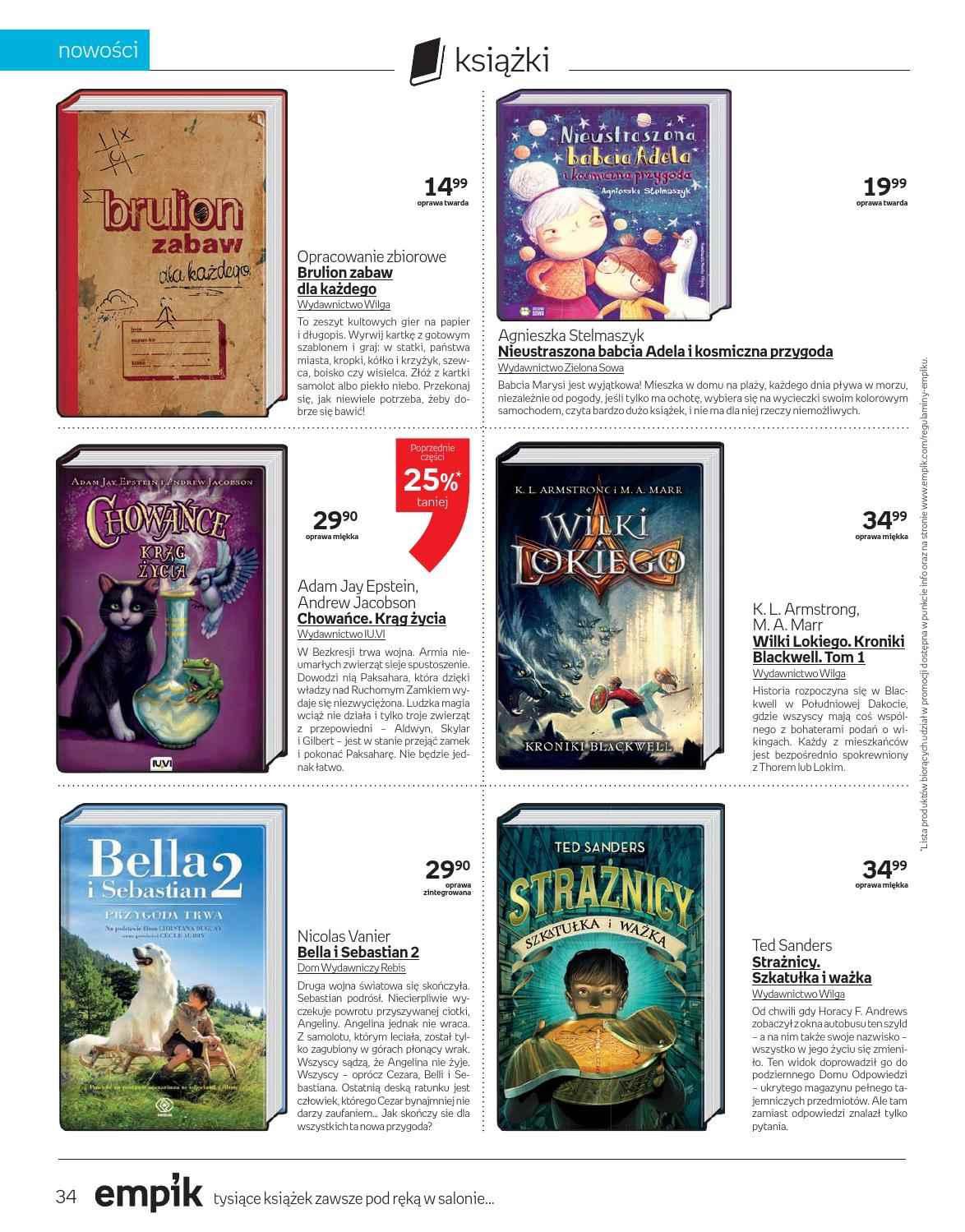 Gazetka promocyjna empik str. 34
