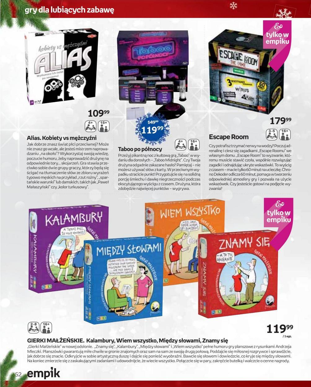 Gazetka promocyjna empik str. 52