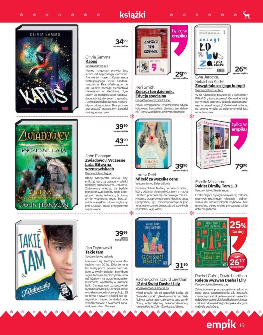 Gazetka promocyjna empik str. 19