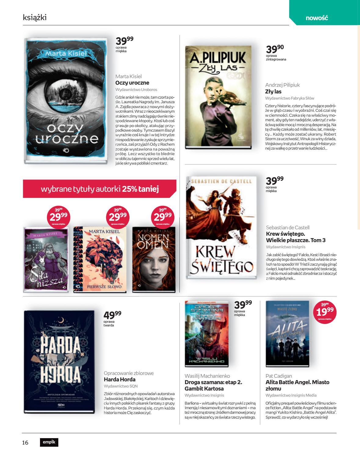Gazetka promocyjna empik str. 16