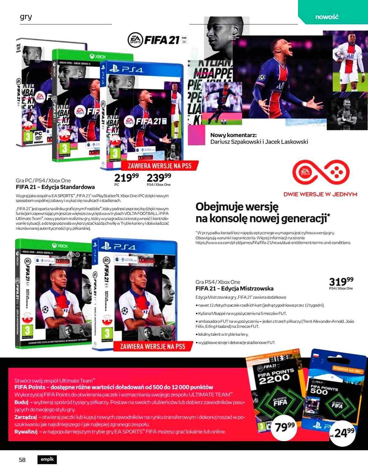 Gazetka promocyjna empik str. 58