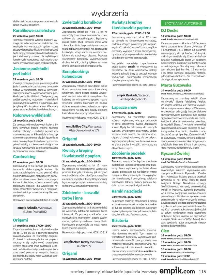 Gazetka promocyjna empik str. 115