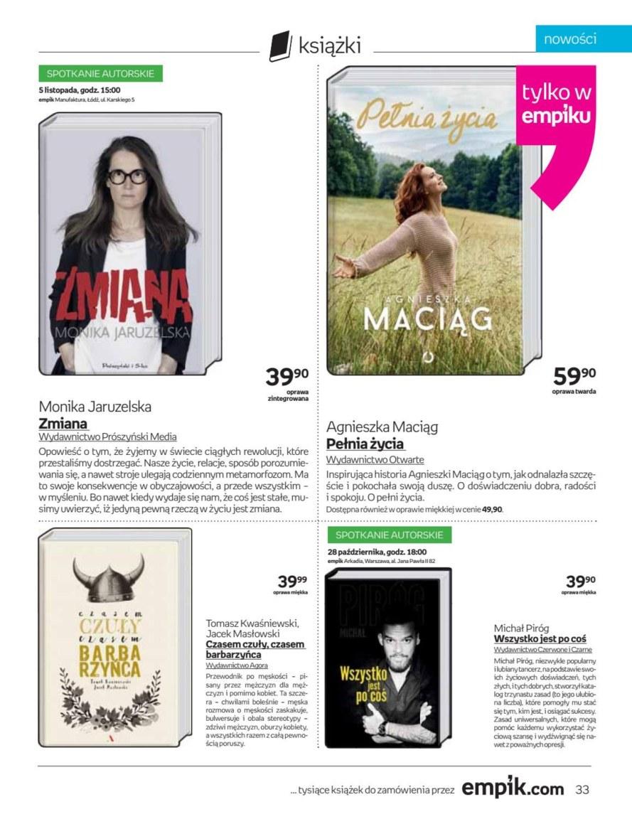 Gazetka promocyjna empik str. 33