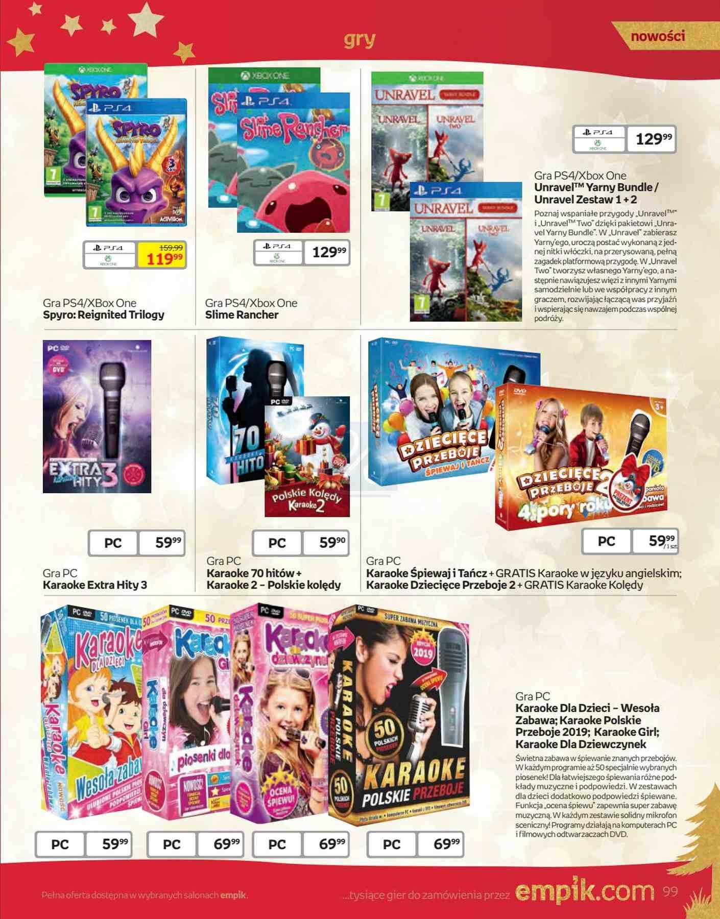 Gazetka promocyjna empik str. 99