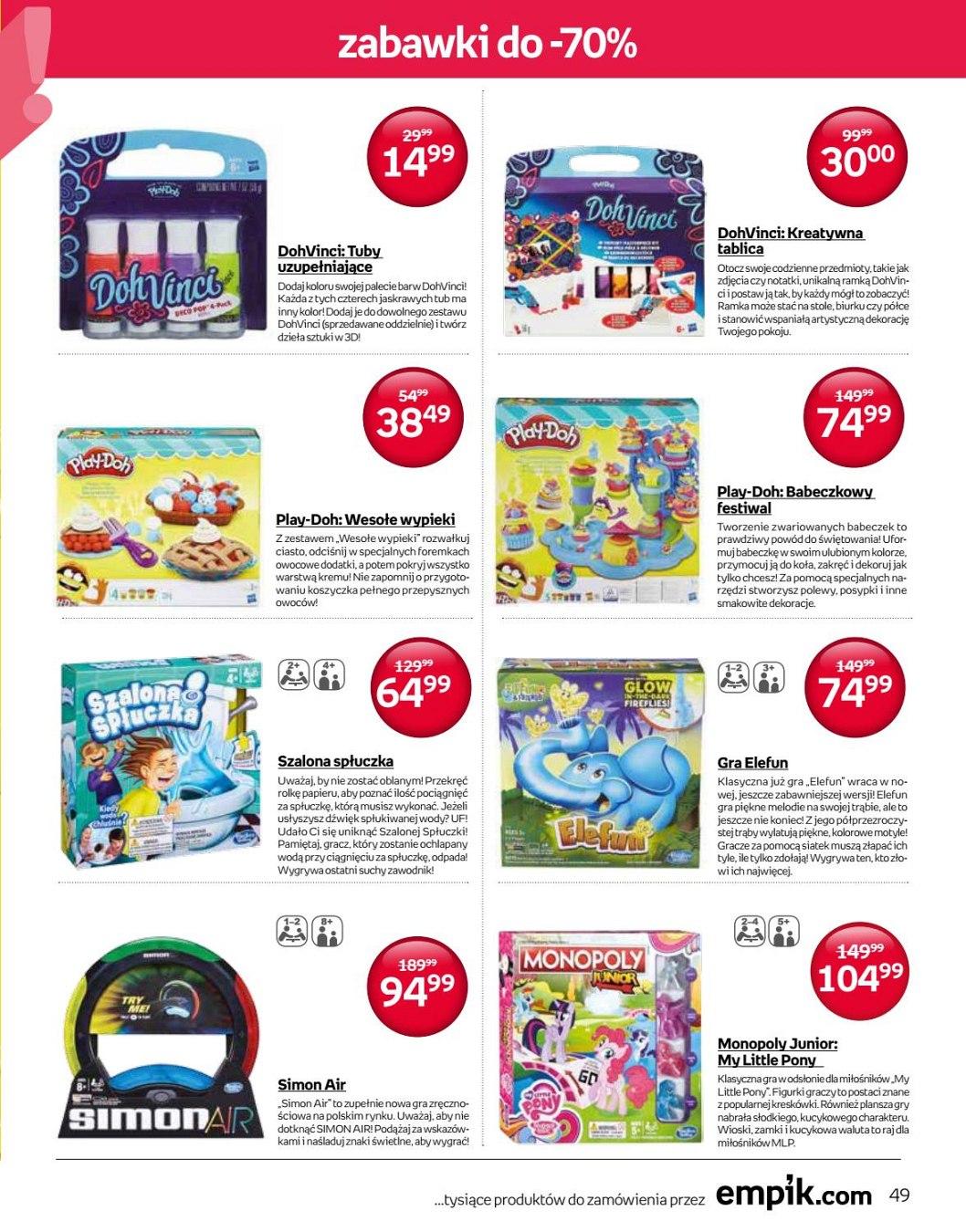 Gazetka promocyjna empik str. 49