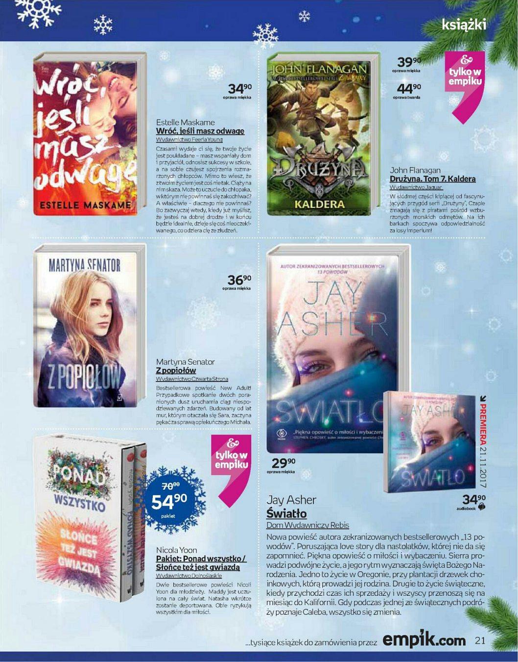 Gazetka promocyjna empik str. 21