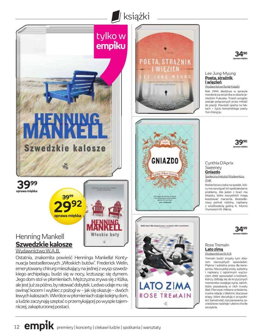 Gazetka promocyjna empik str. 12