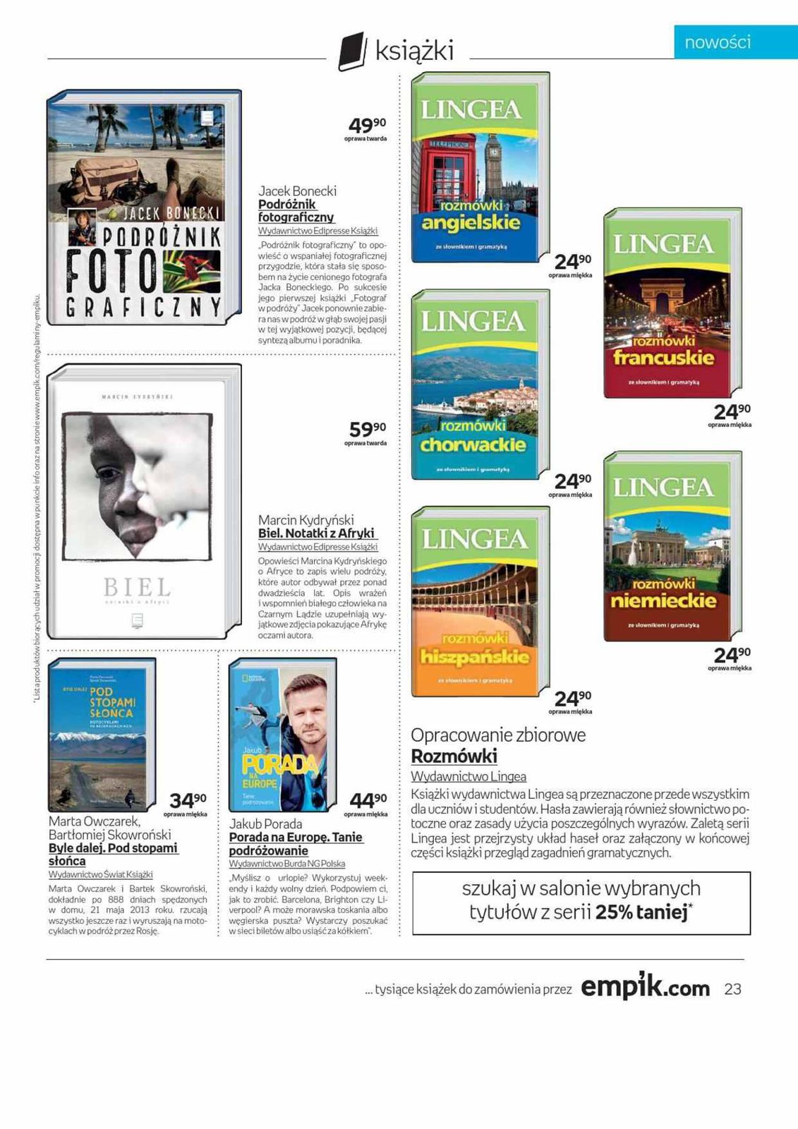 Gazetka promocyjna empik str. 23