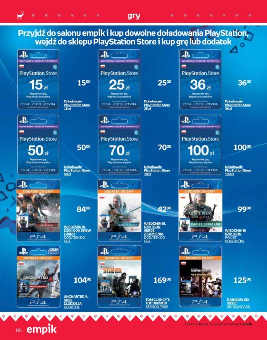 Gazetka promocyjna empik str. 86