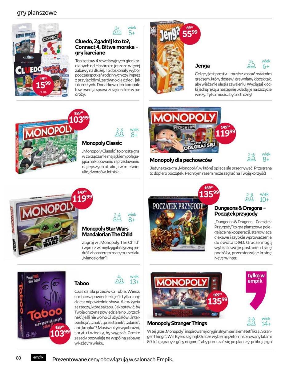 Gazetka promocyjna empik str. 80