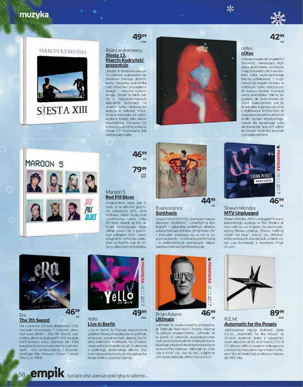 Gazetka promocyjna empik str. 58