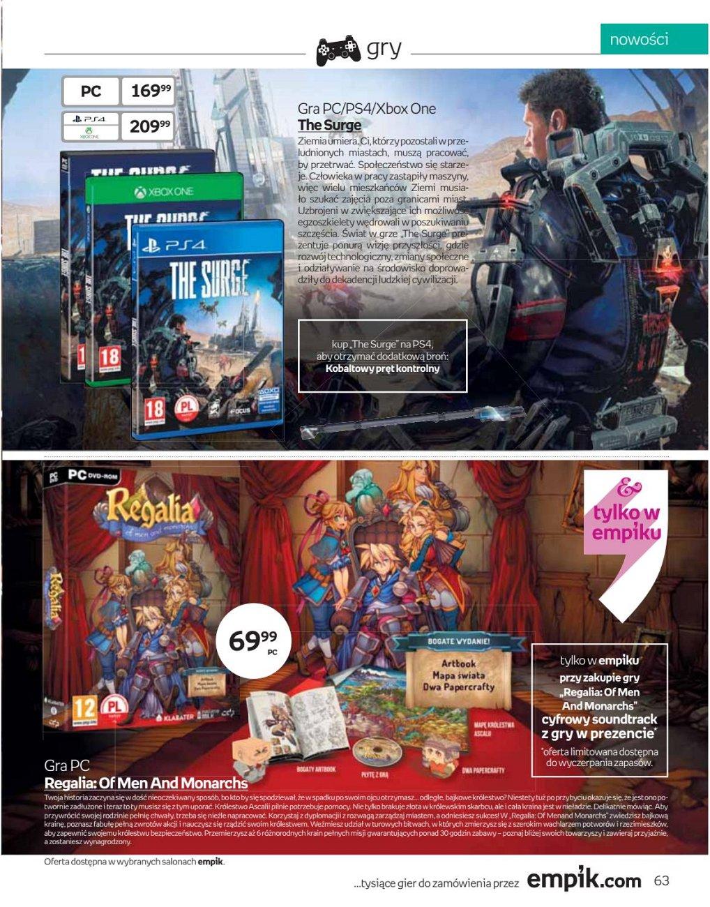 Gazetka promocyjna empik str. 63