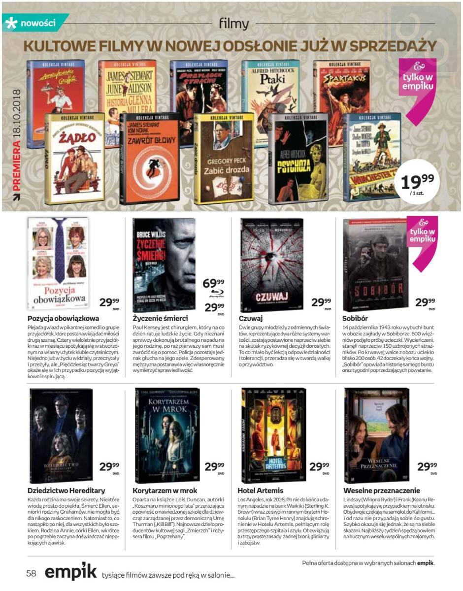 Gazetka promocyjna empik str. 58