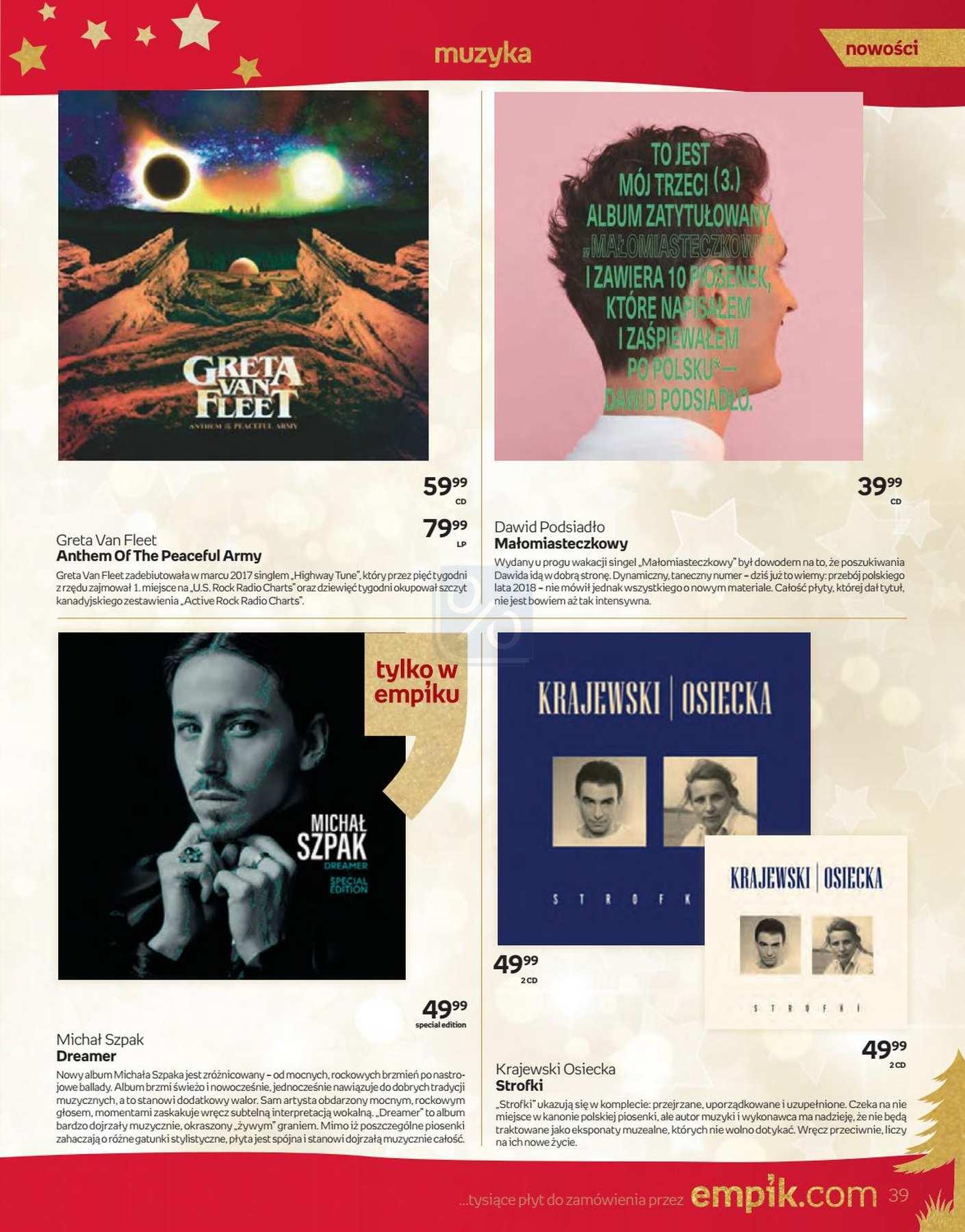 Gazetka promocyjna empik str. 39