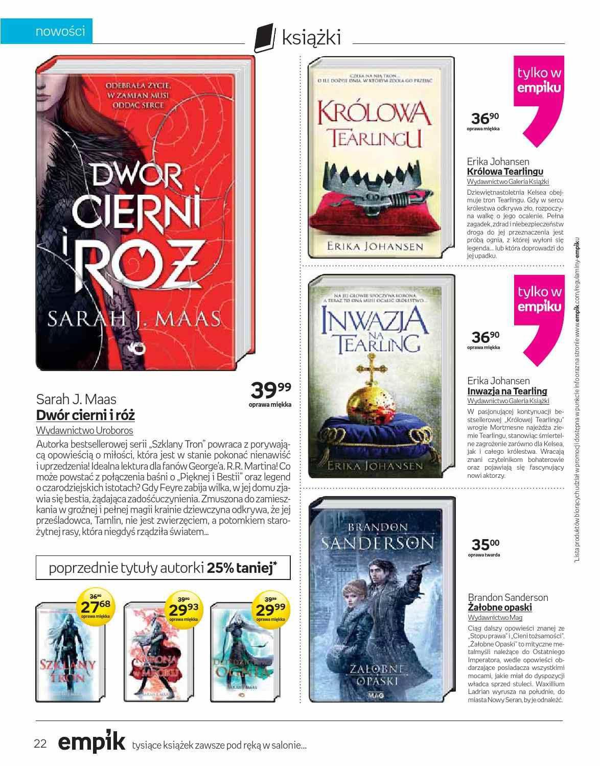 Gazetka promocyjna empik str. 22