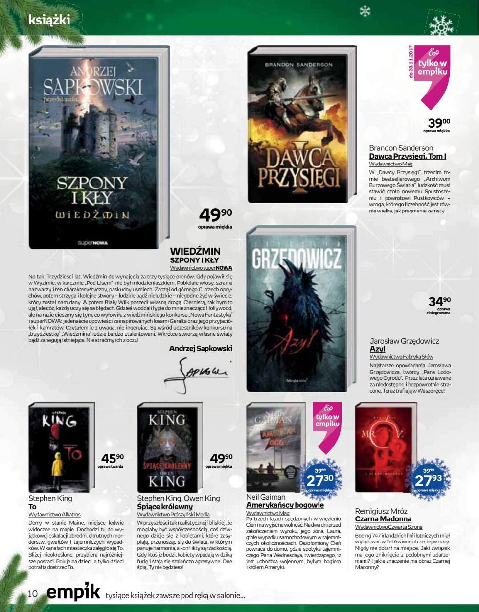 Gazetka promocyjna empik str. 10