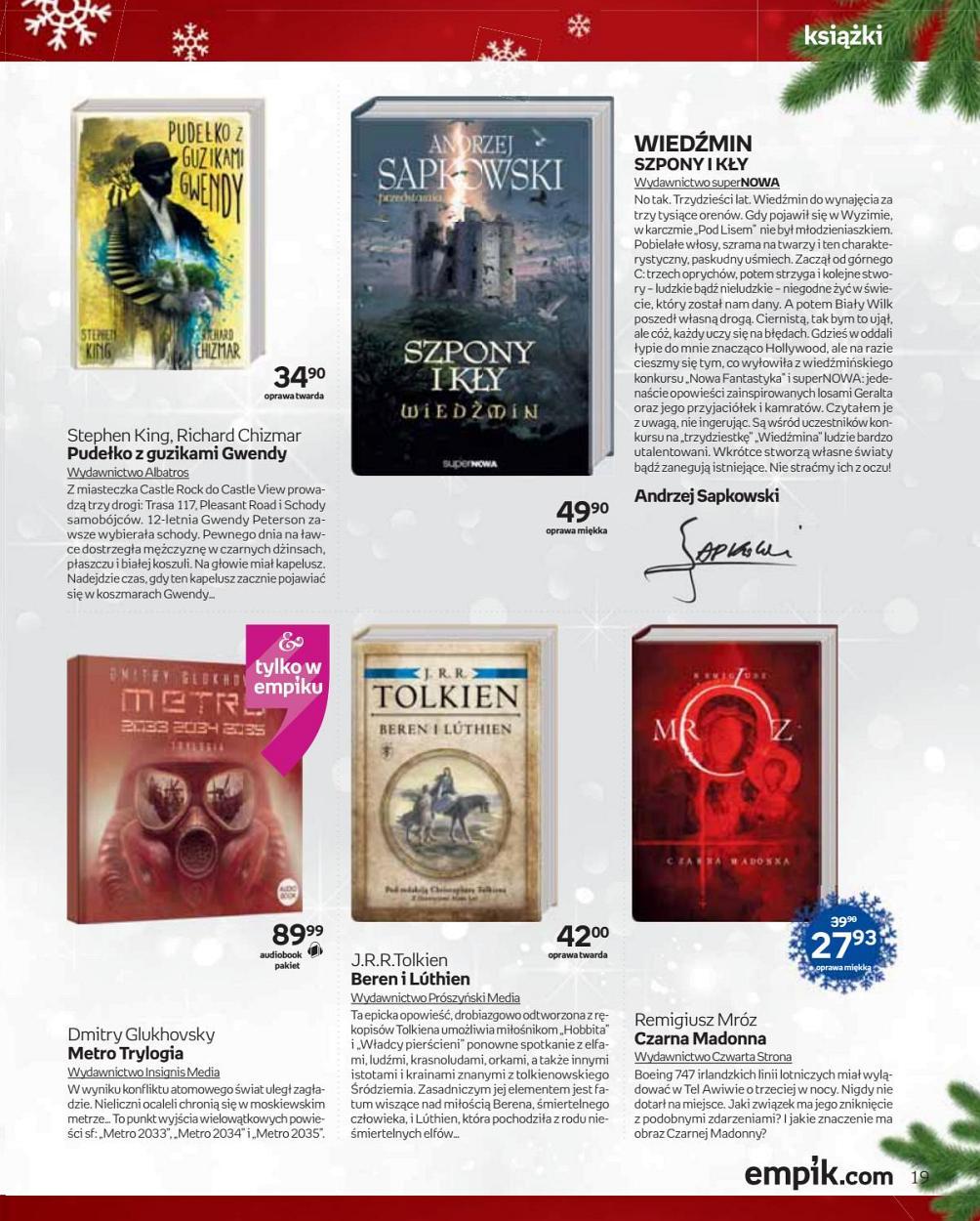 Gazetka promocyjna empik str. 19