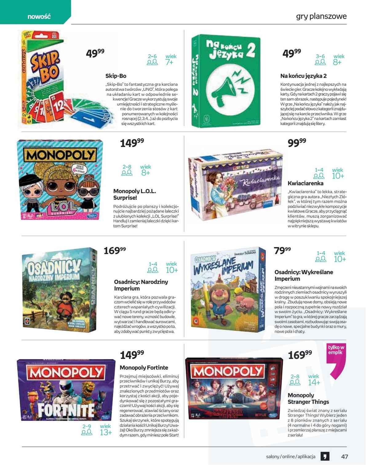 Gazetka promocyjna empik str. 47
