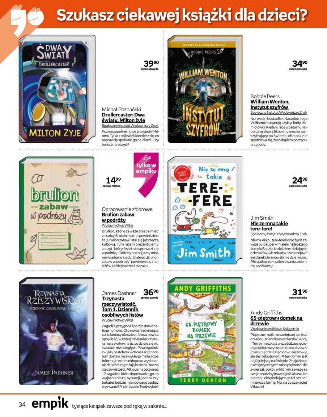 Gazetka promocyjna empik str. 34