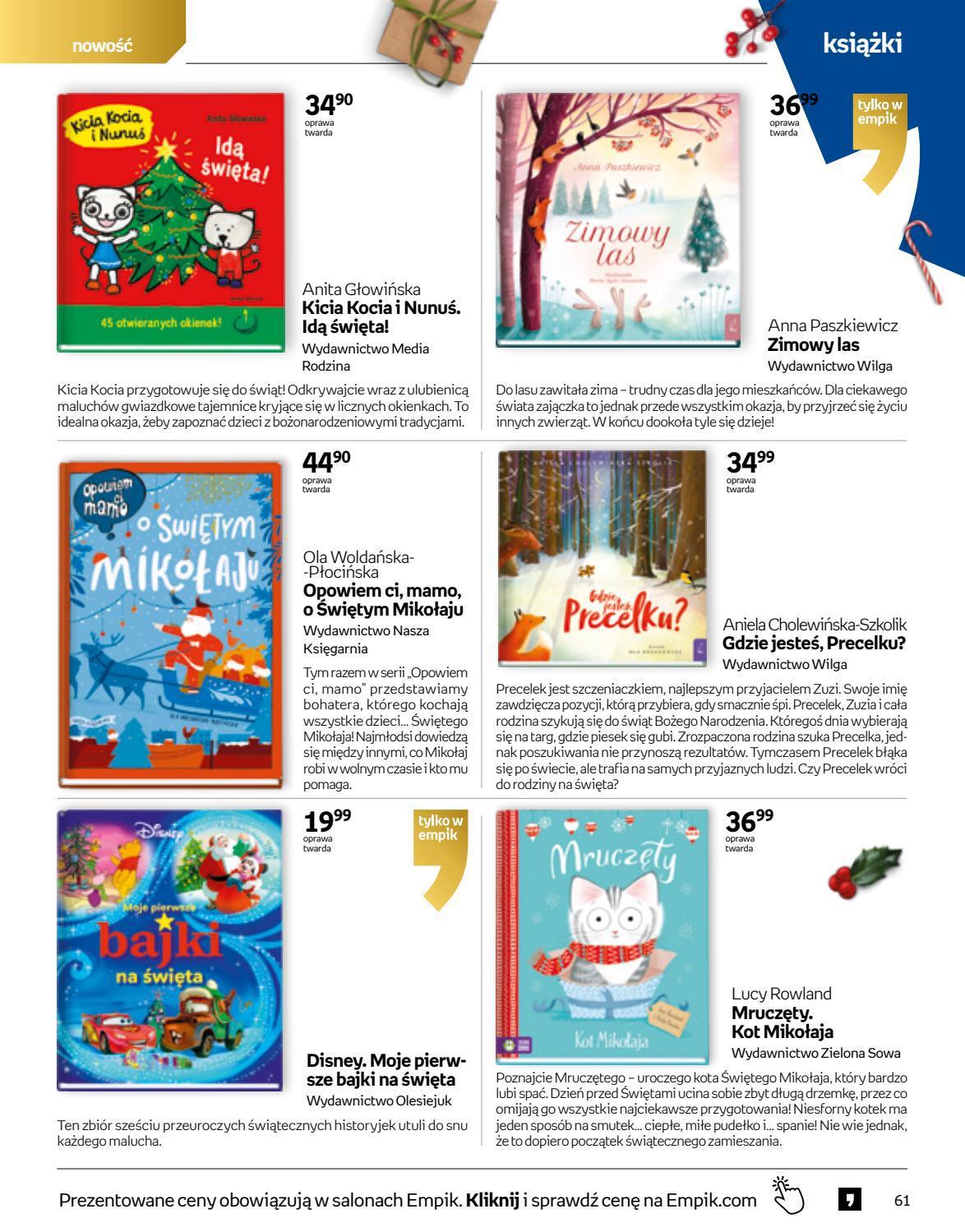 Gazetka promocyjna empik str. 61