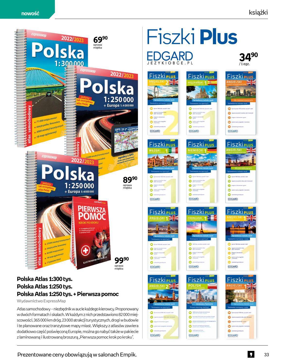 Gazetka promocyjna empik str. 33