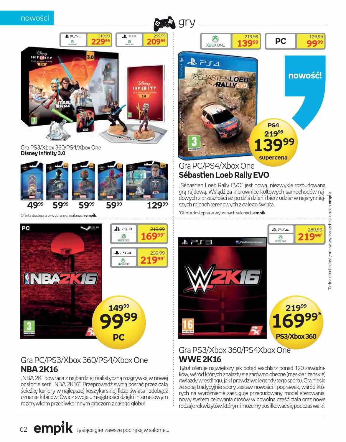 Gazetka promocyjna empik str. 62