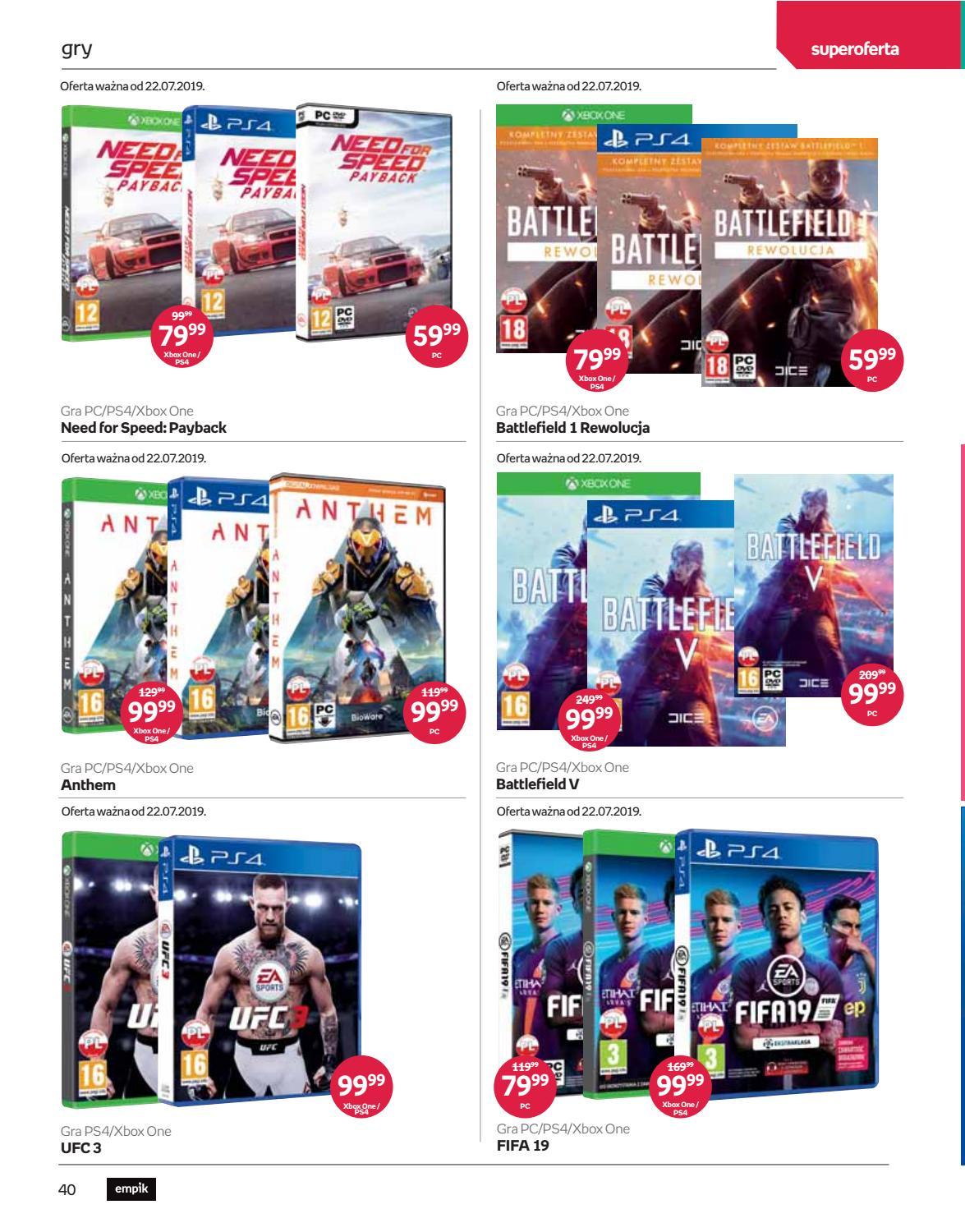 Gazetka promocyjna empik str. 40