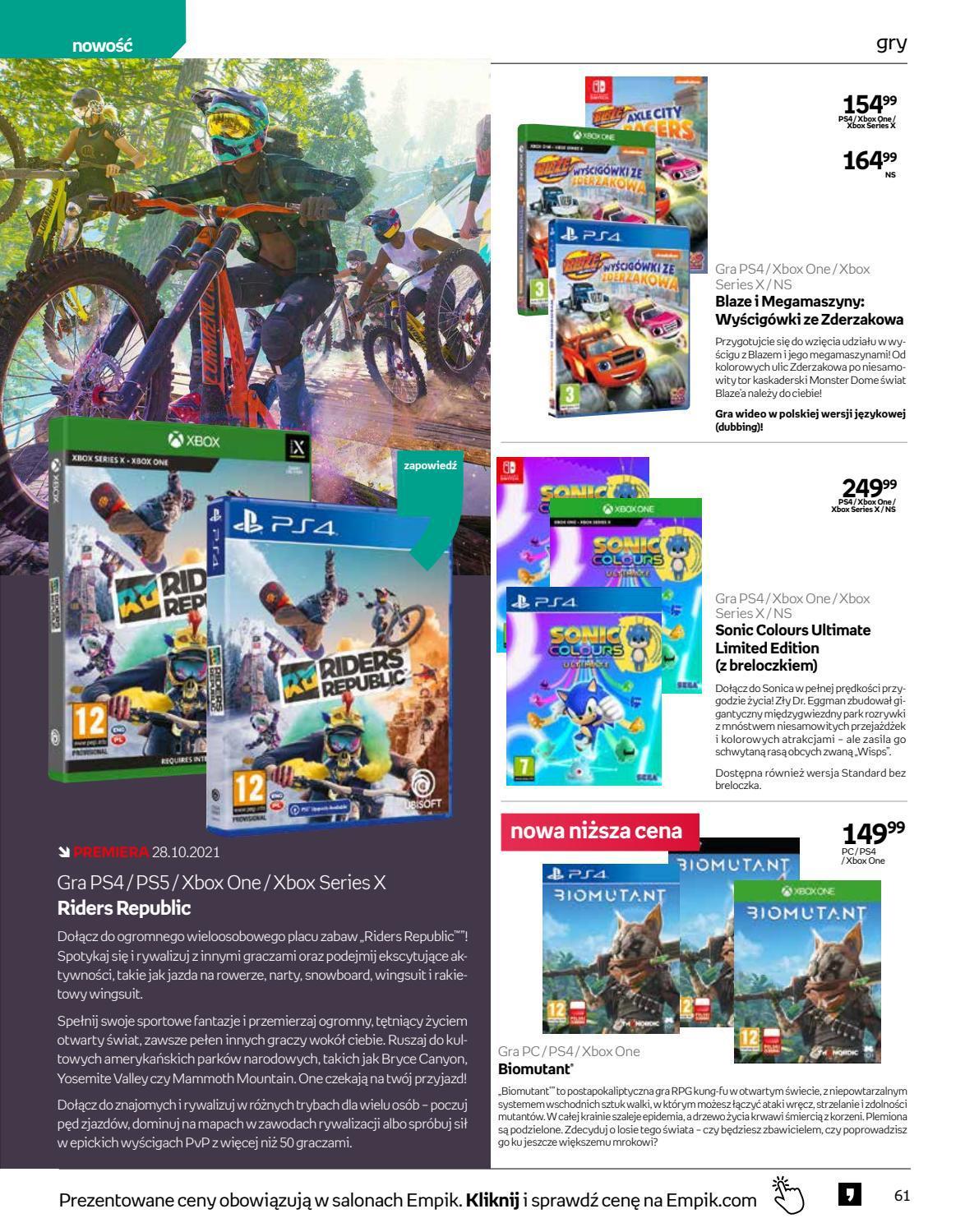 Gazetka promocyjna empik str. 61