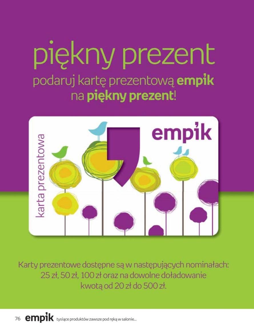 Gazetka promocyjna empik str. 76