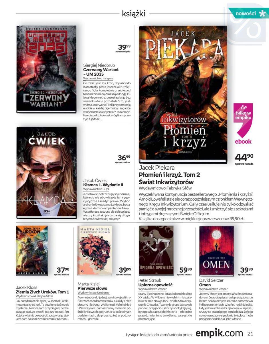 Gazetka promocyjna empik str. 21