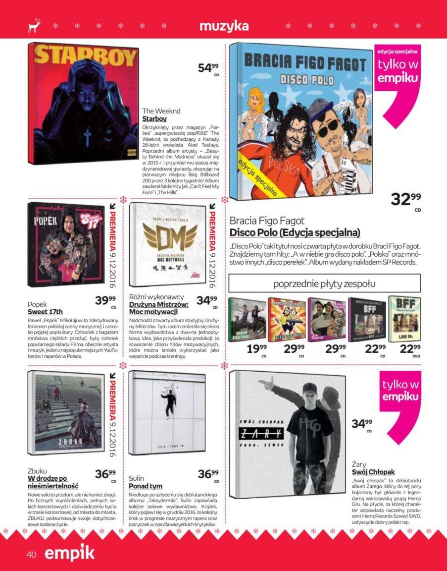 Gazetka promocyjna empik str. 40