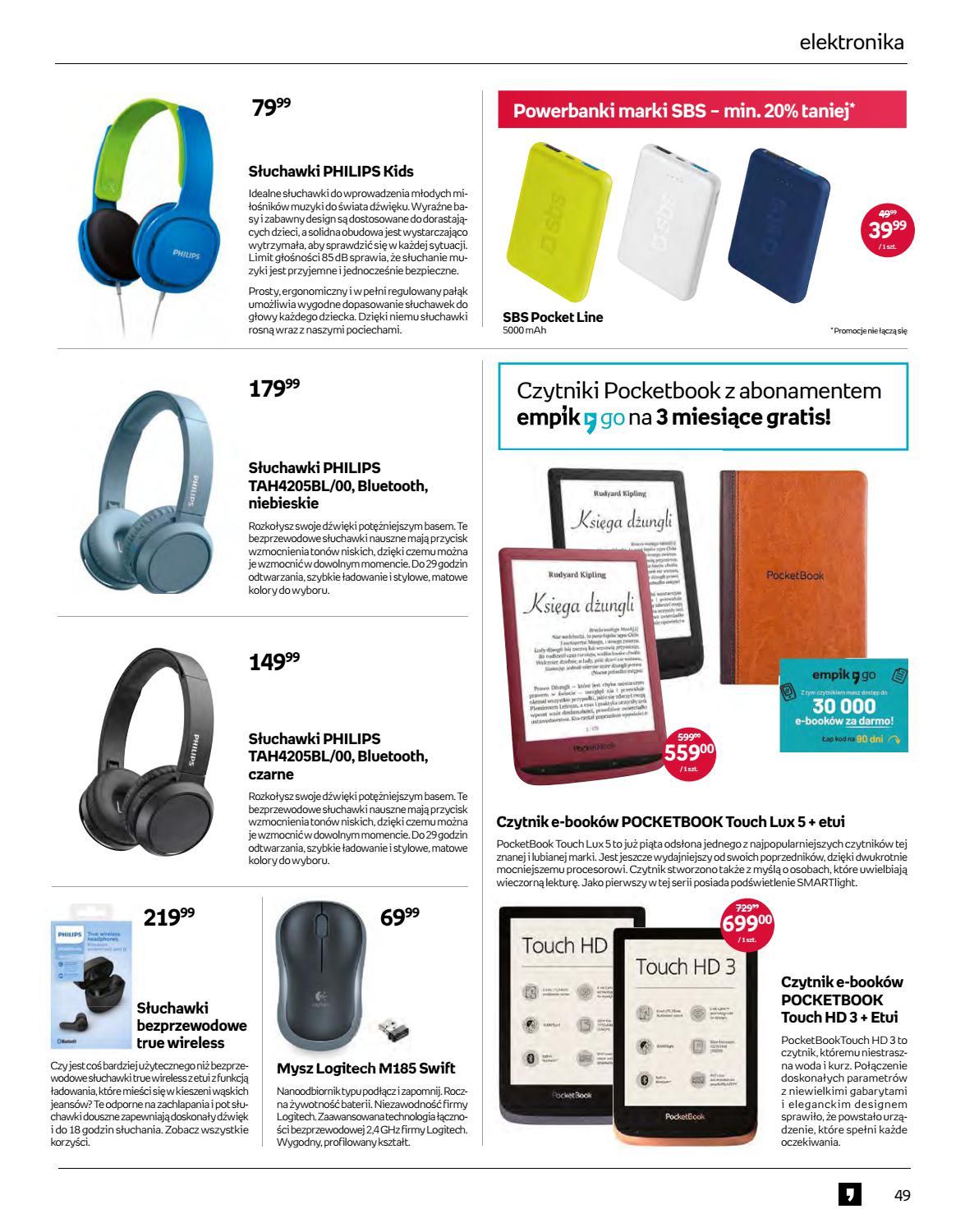 Gazetka promocyjna empik str. 49