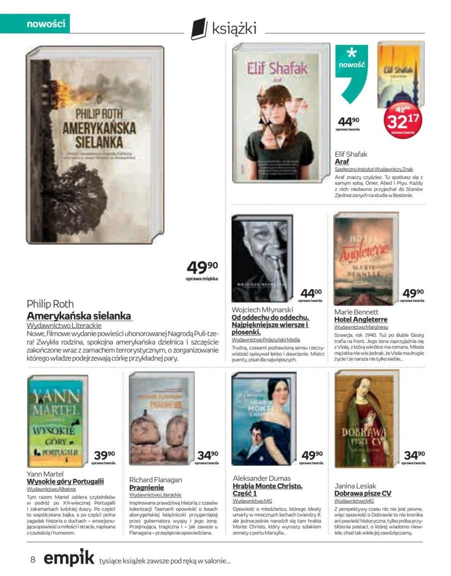 Gazetka promocyjna empik str. 8