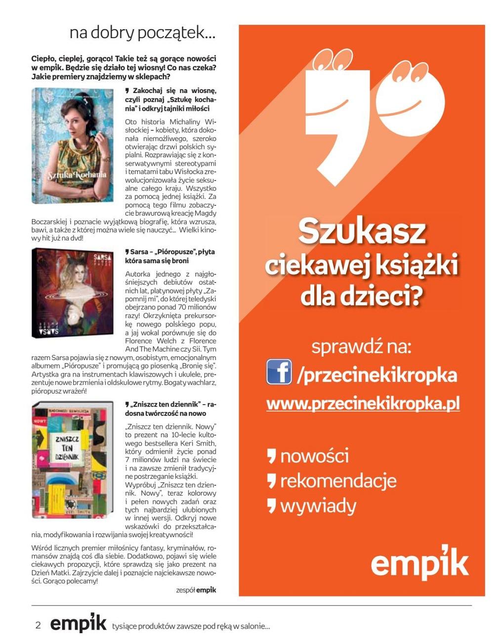 Gazetka promocyjna empik str. 2