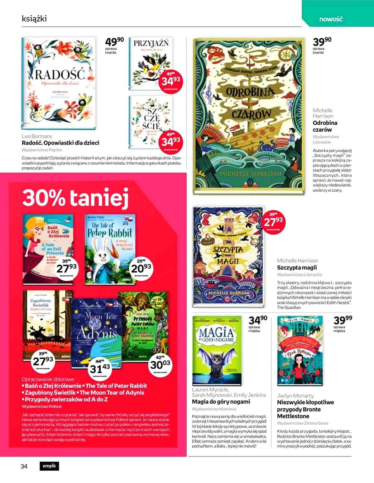 Gazetka promocyjna empik str. 34
