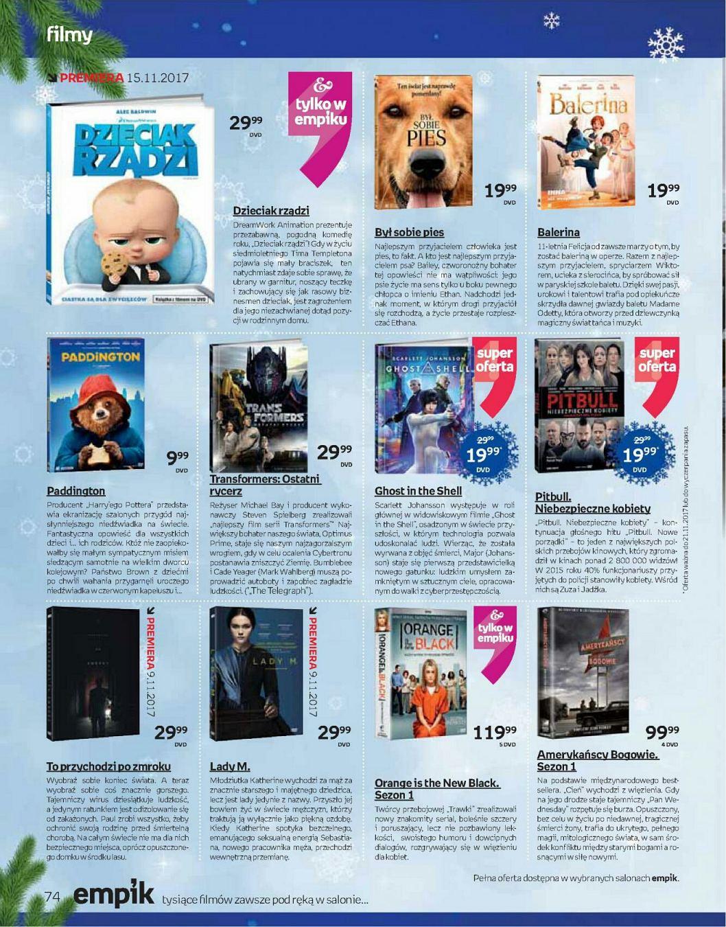 Gazetka promocyjna empik str. 74
