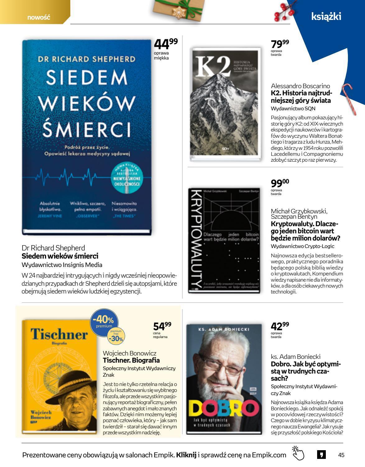 Gazetka promocyjna empik str. 45