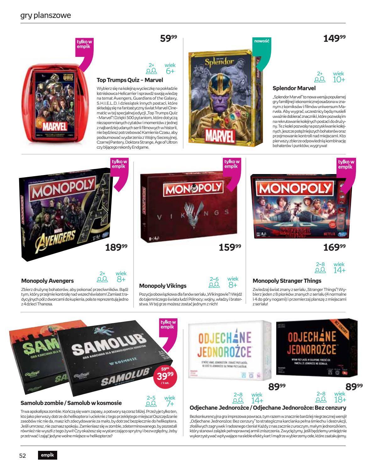 Gazetka promocyjna empik str. 52