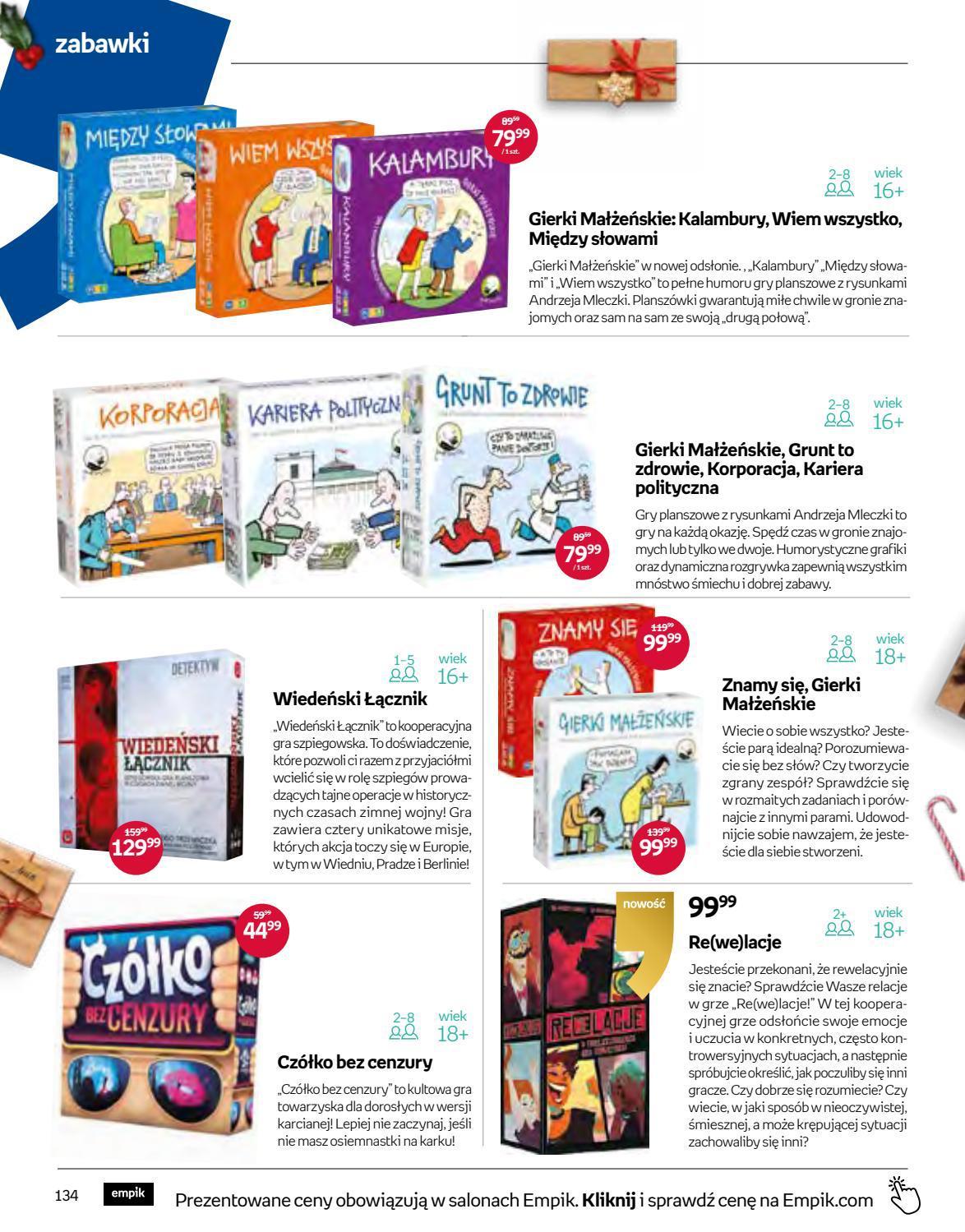 Gazetka promocyjna empik str. 134