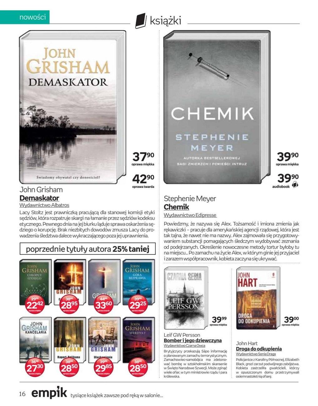 Gazetka promocyjna empik str. 16