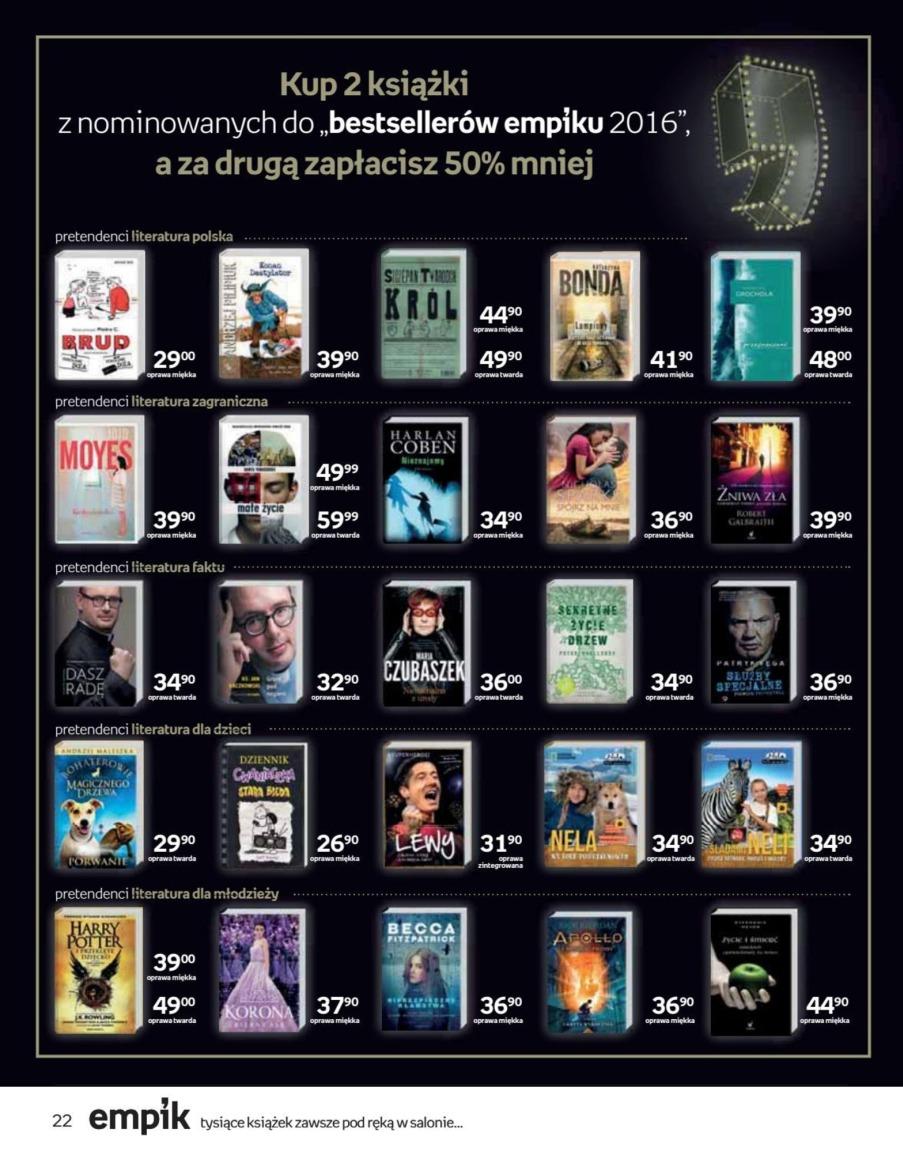 Gazetka promocyjna empik str. 22